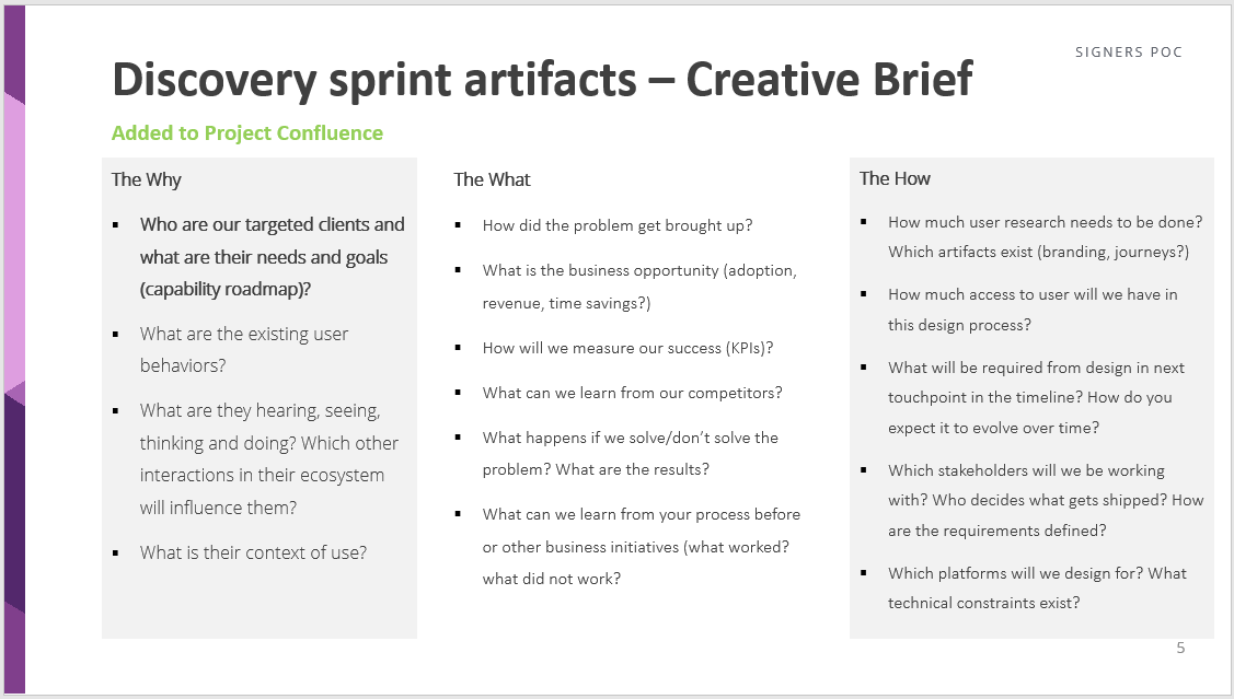 Creative Brief Template